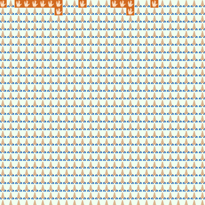 Elementary Cellular Emoji Automata #540