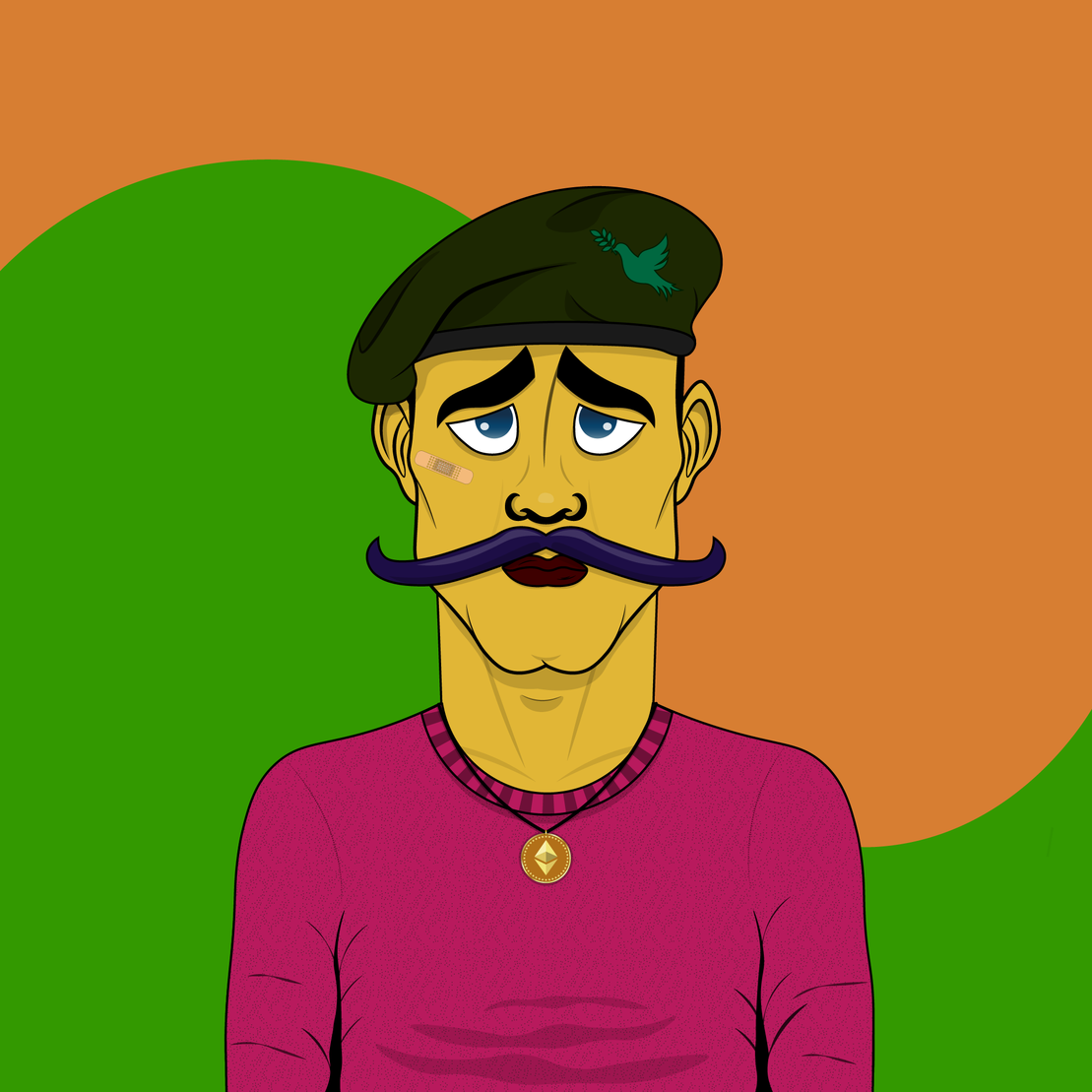 Mustachioed #131