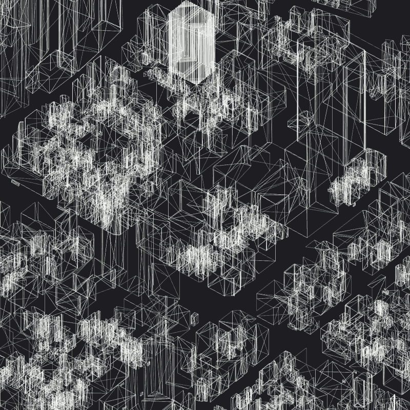 Wireframe City: Tokyo Shibuya #24