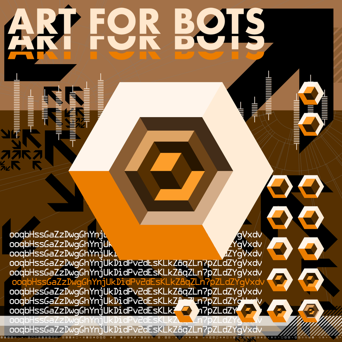 Hexagones - Art for Bots for Humans #56