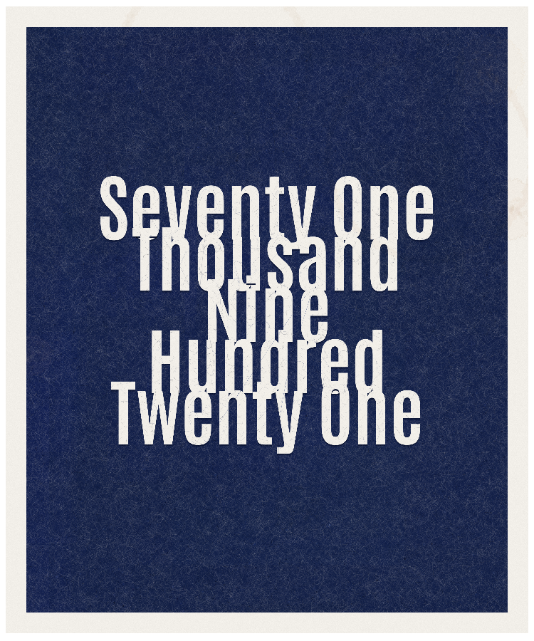 Count #71921