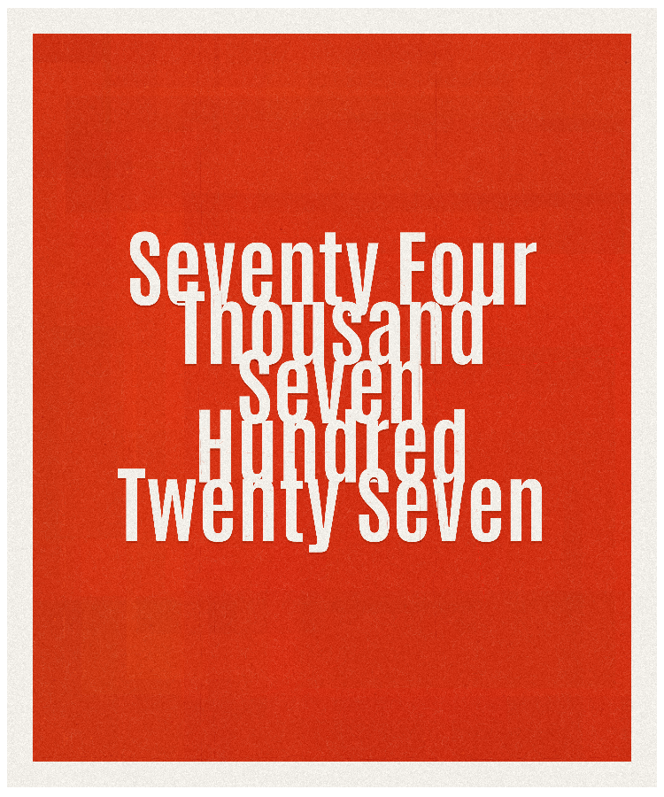 Count #74727