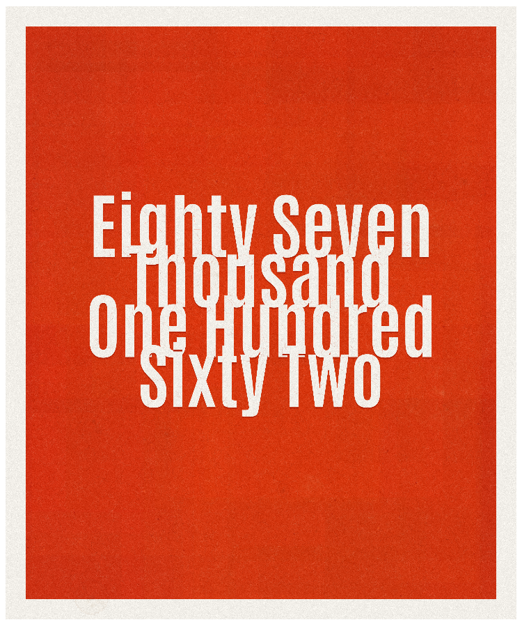 Count #87162