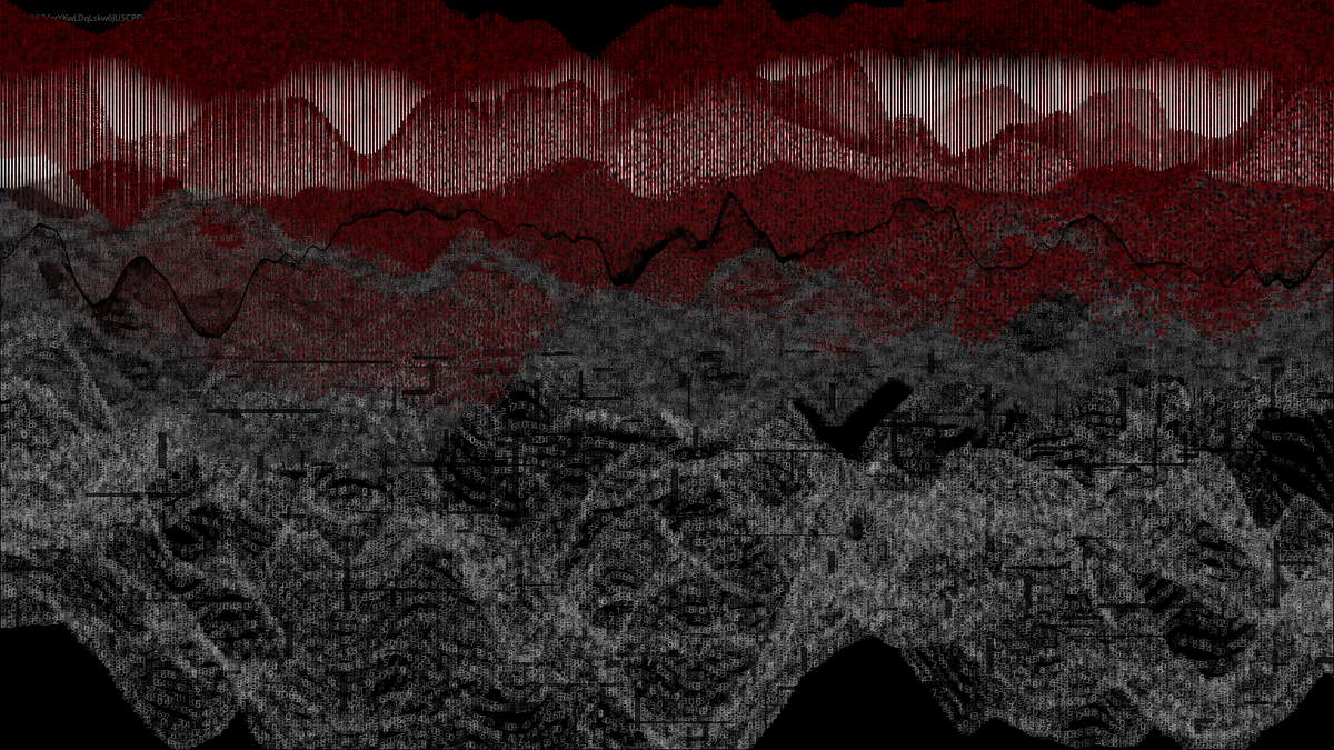 Pixel rain in a data landsacape #190