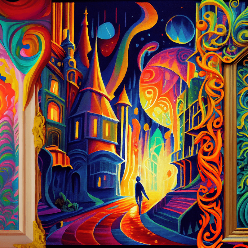 AI Psychedelic City #15