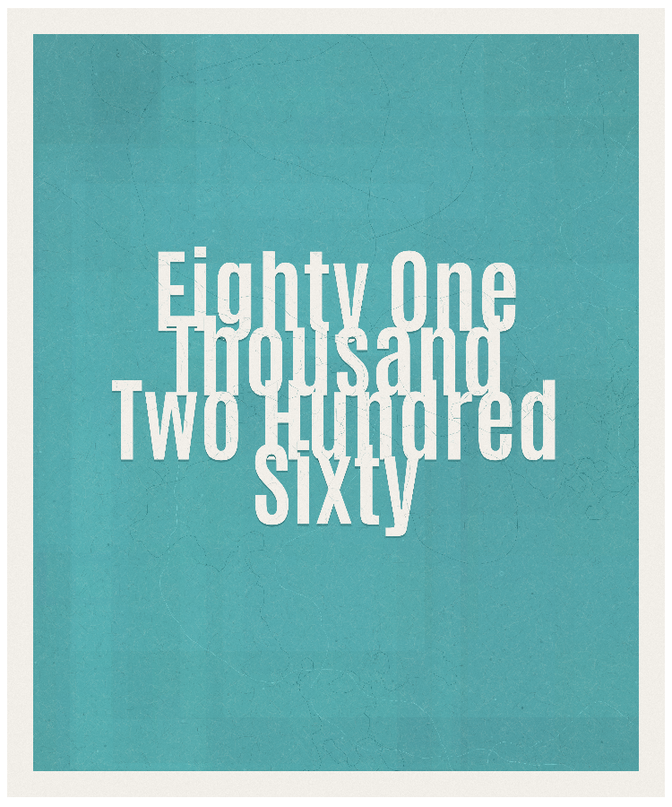 Count #81260