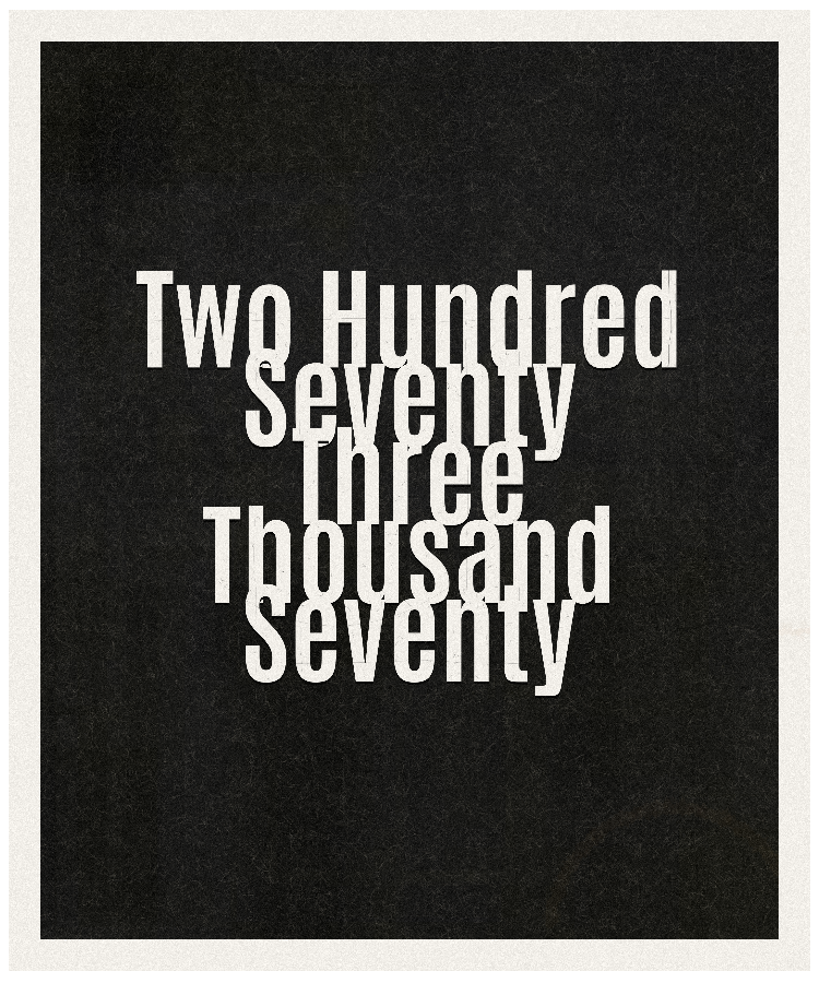 Count #273070