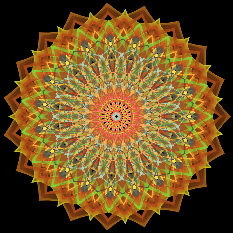 Morphing Mandala - #fxhashturnsone charity #2