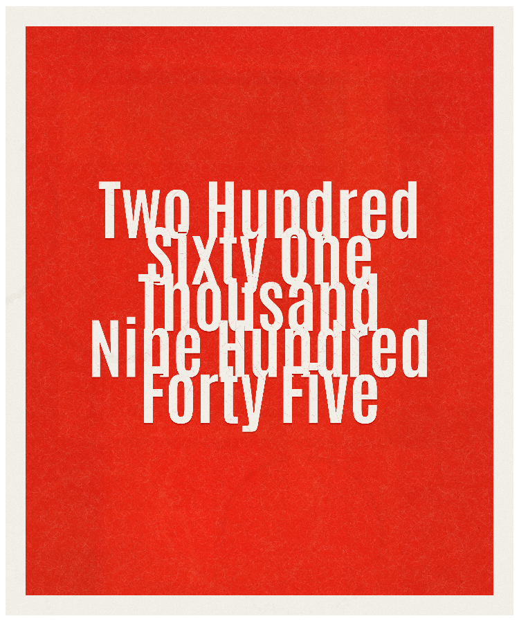 Count #261945