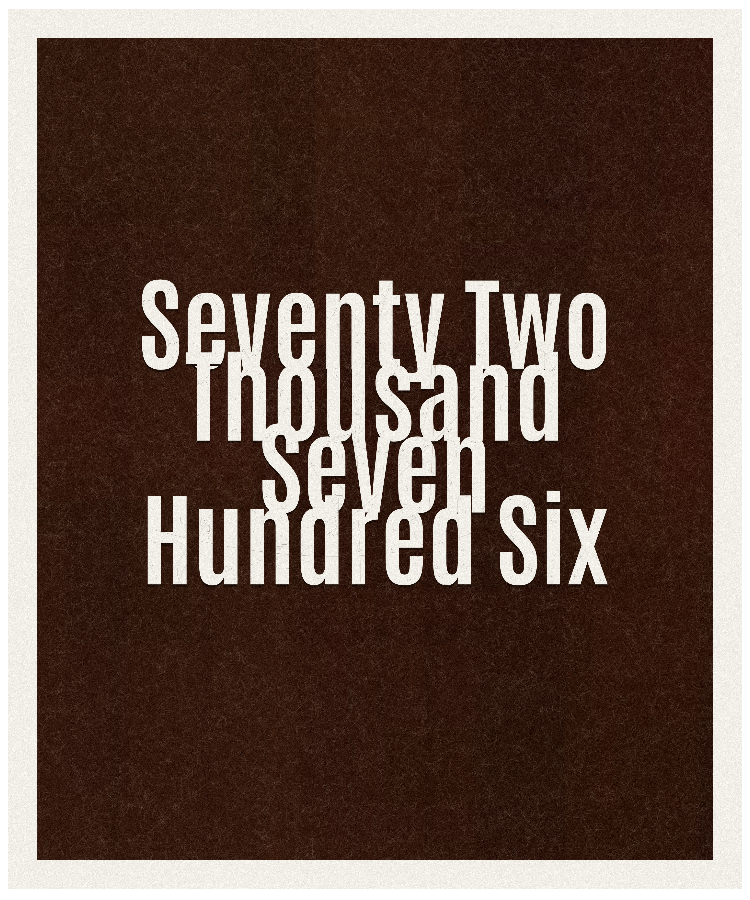 Count #72706