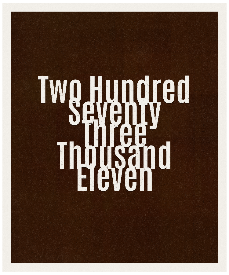 Count #273011