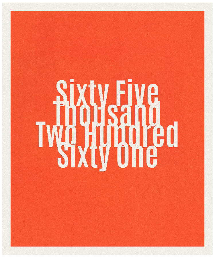 Count #65261