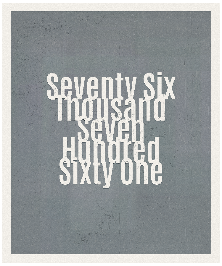 Count #76761