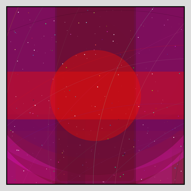 Color Field Starry B #182