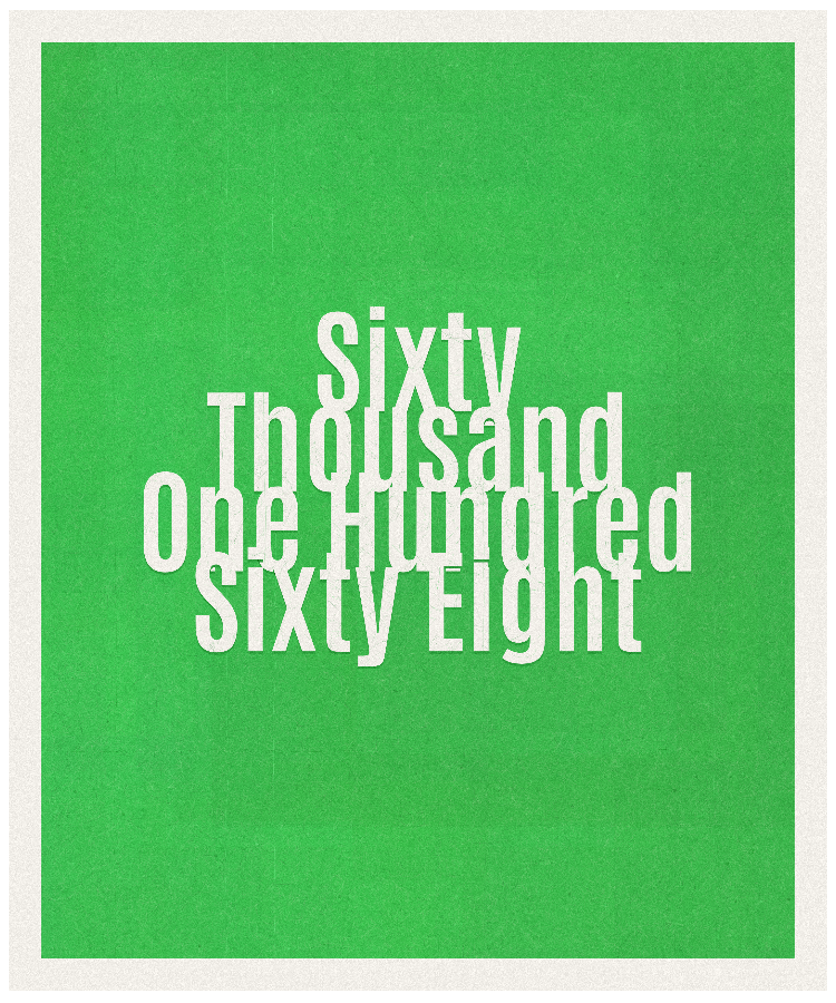 Count #60168