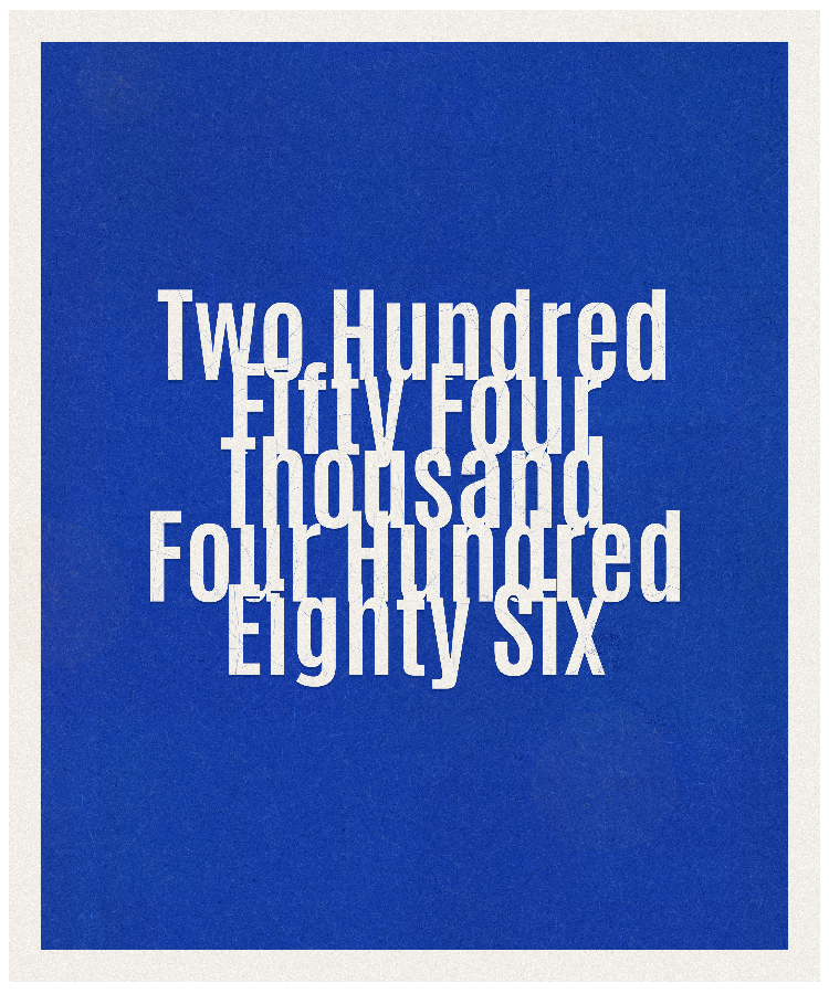 Count #254486