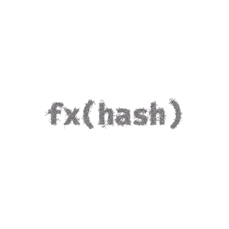 FXHASH Generative Logo #721