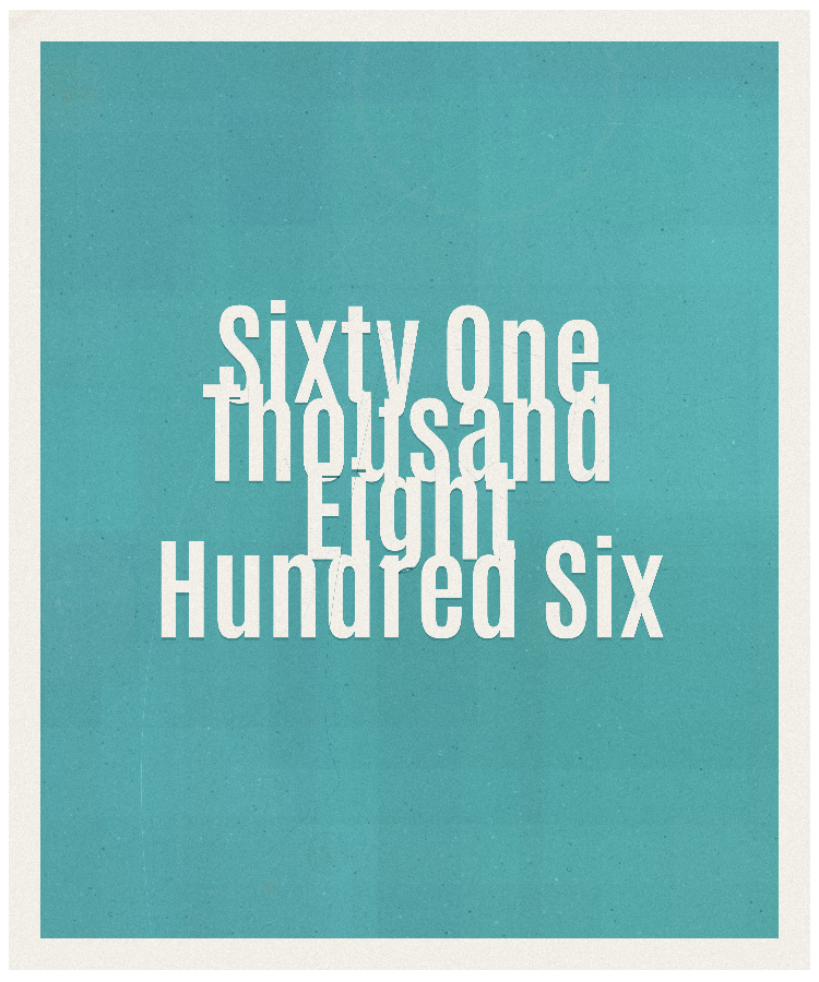 Count #61806