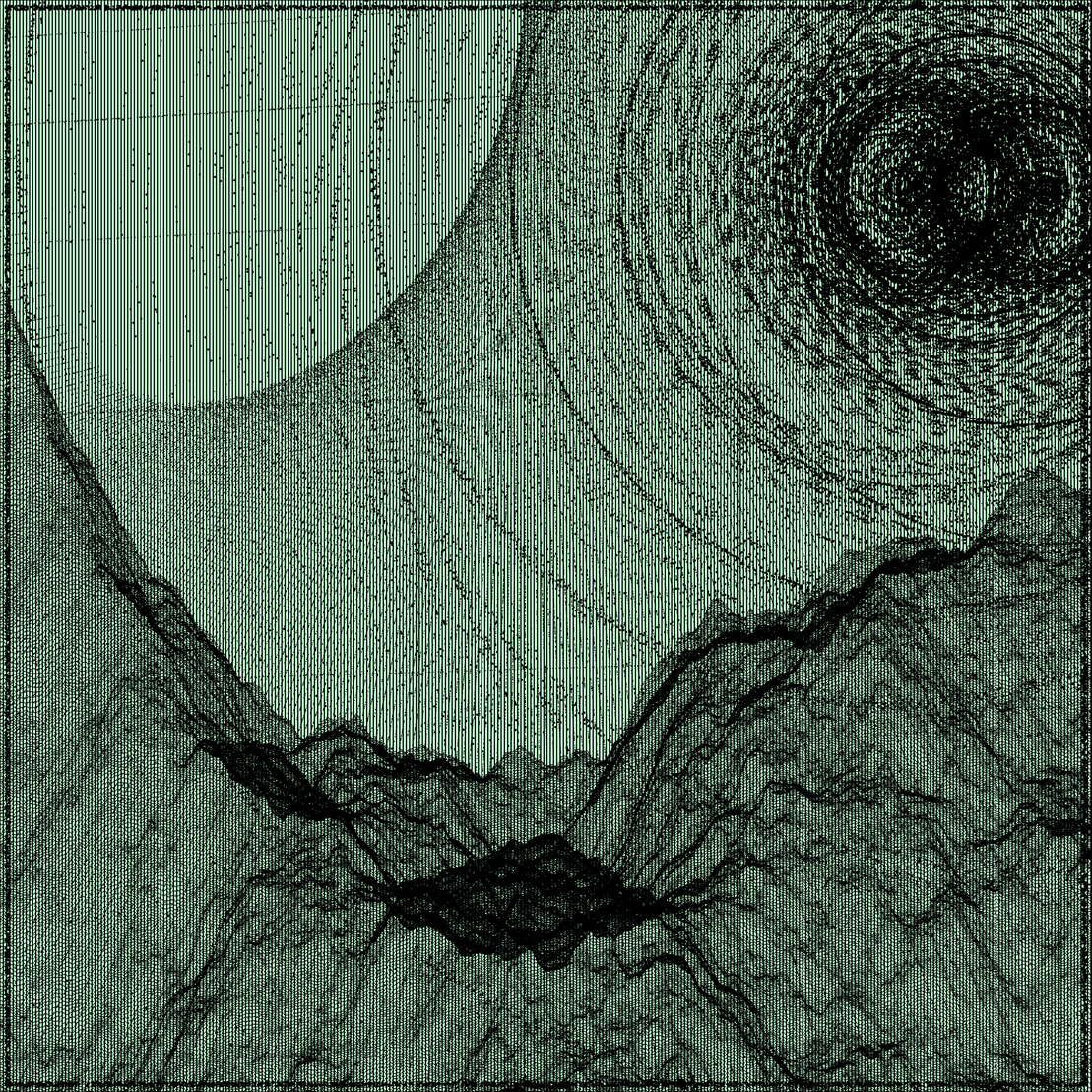 Surreal classic generative landscape #101