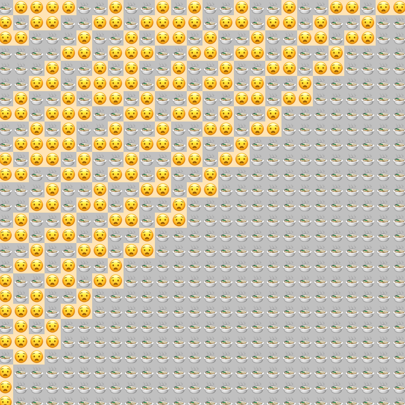 Elementary Cellular Emoji Automata #925