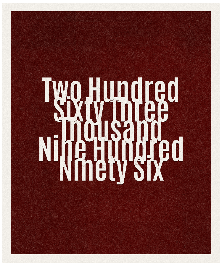 Count #263996