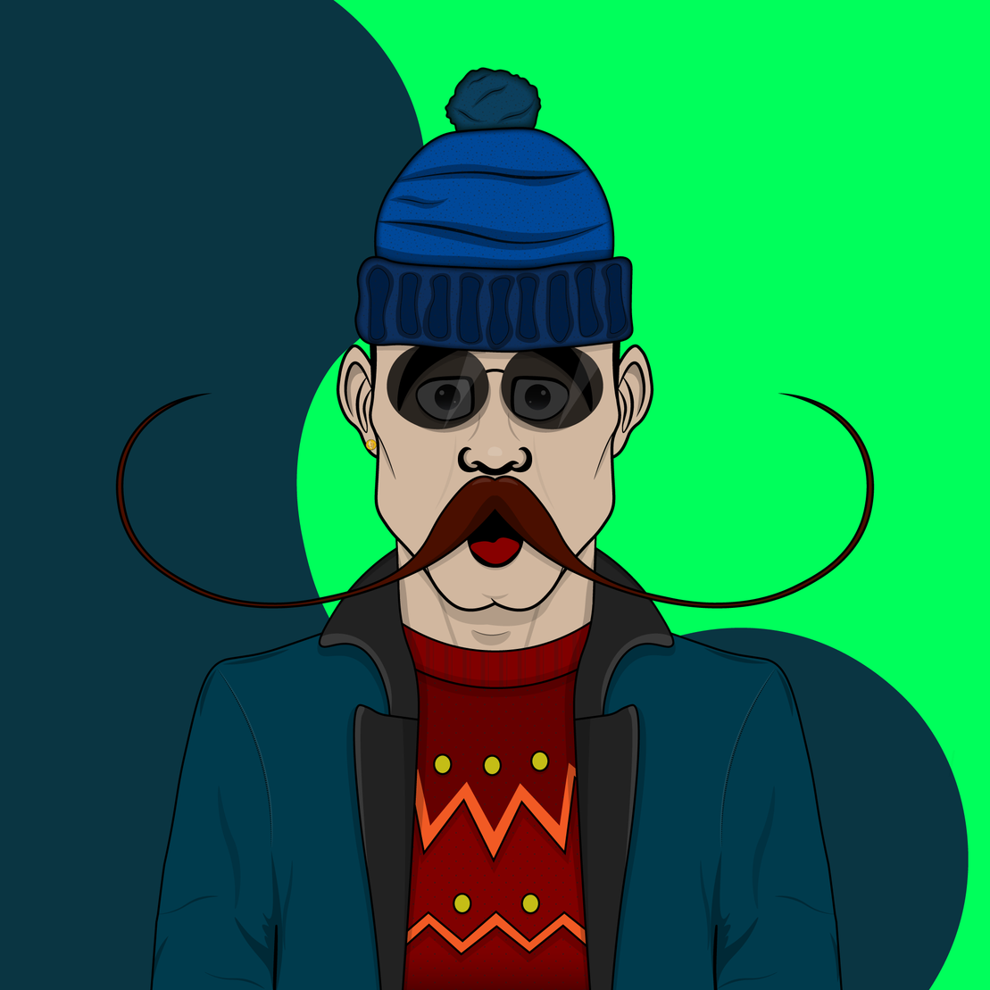 Mustachioed #216