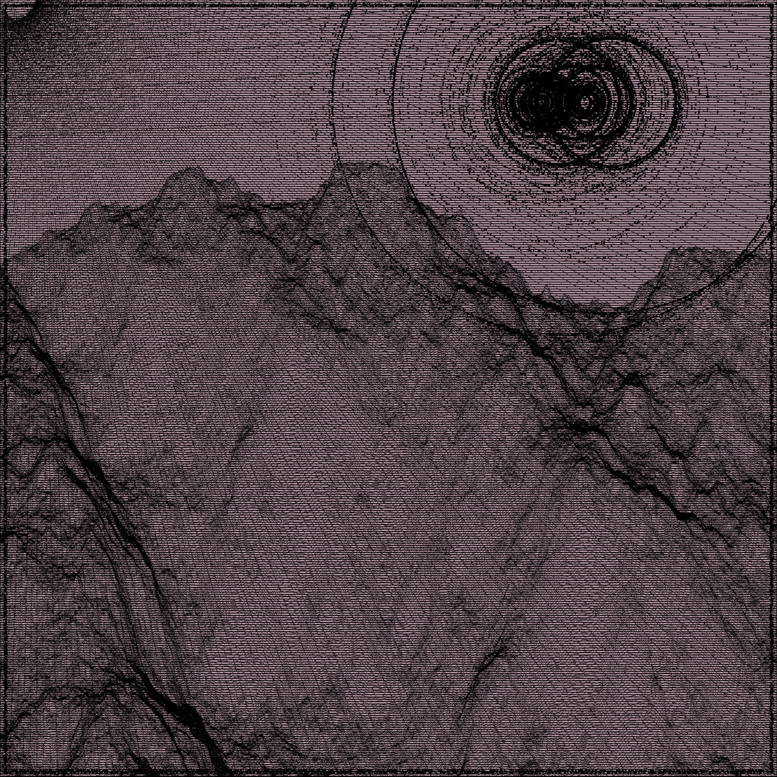 Surreal classic generative landscape #65