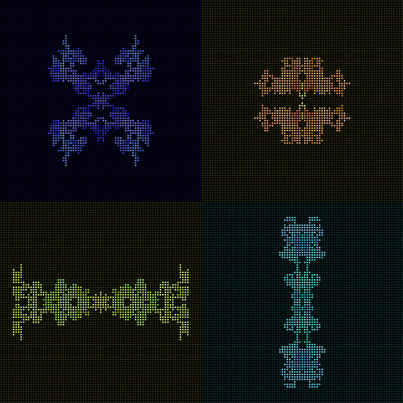 Dither Creatures 2x2 #81