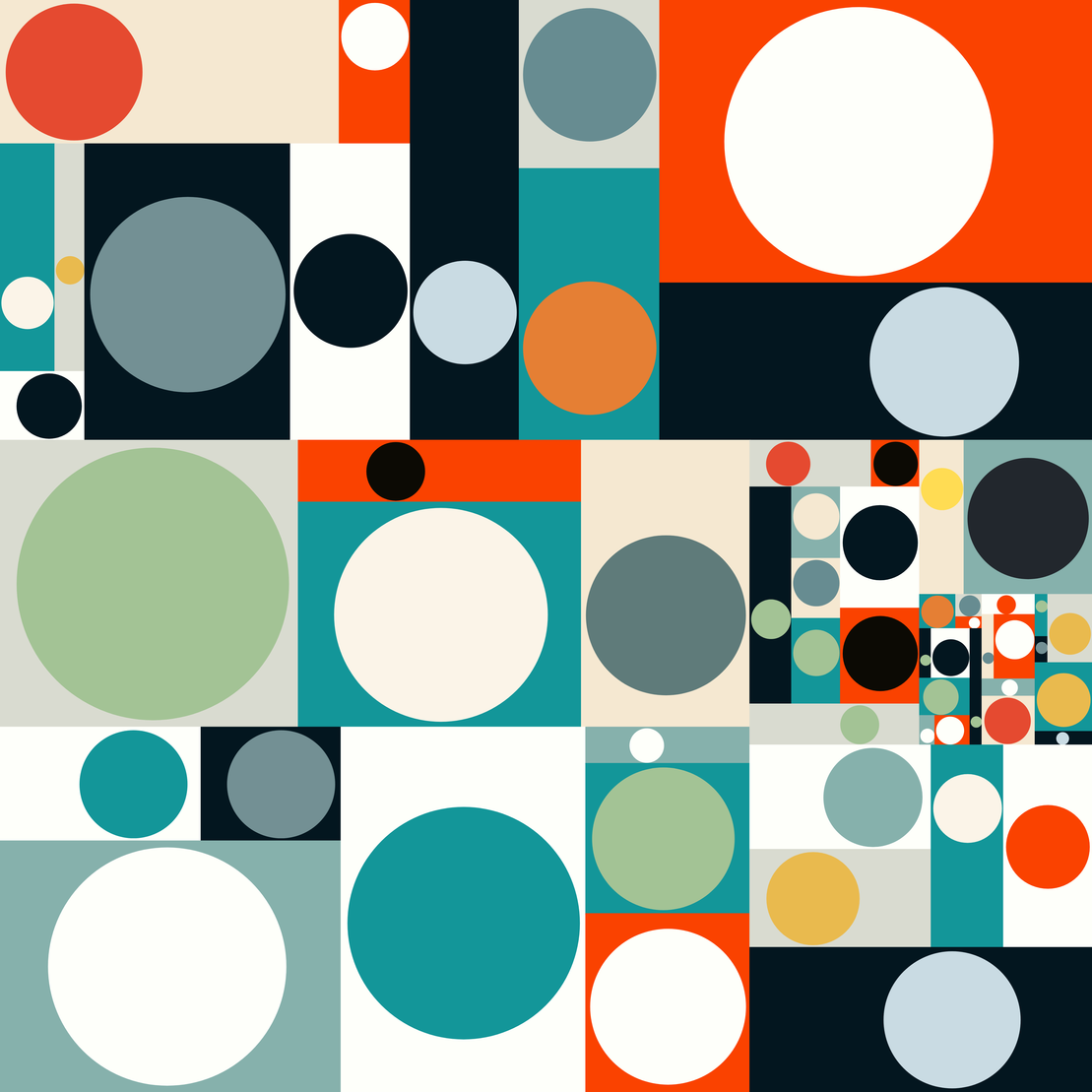 An Increasing Series Of Dots #58