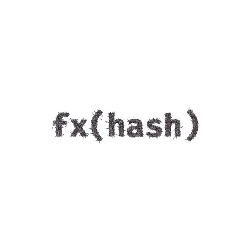 FXHASH Generative Logo #689