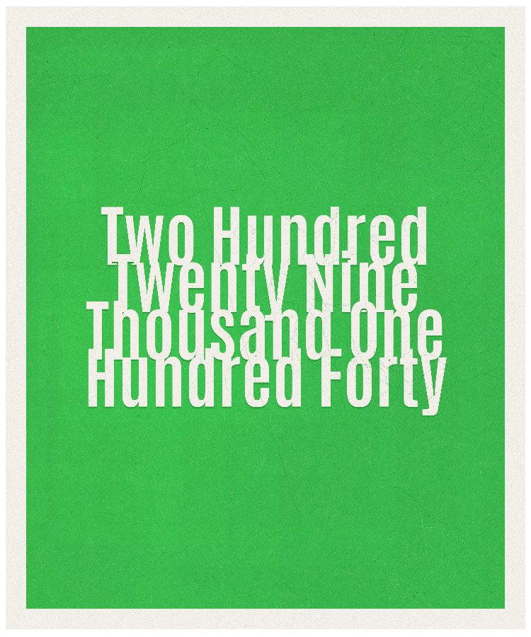 Count #229140