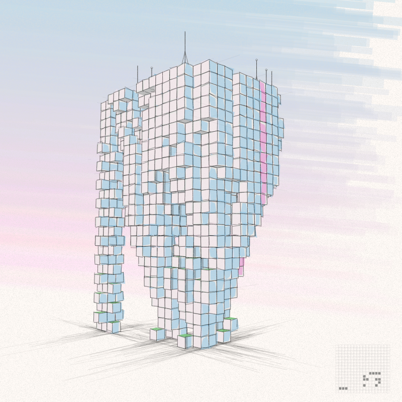 Cellular Skyscrapers #206