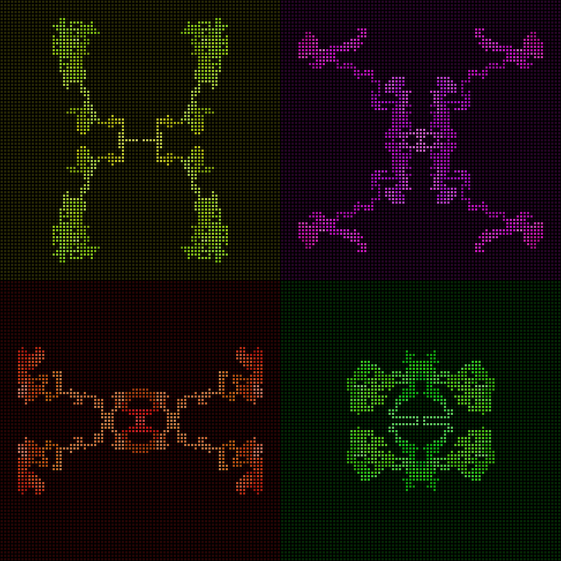 Dither Creatures 2x2 #78