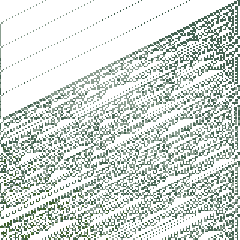 Colored Elementary Cellular Automaton #82