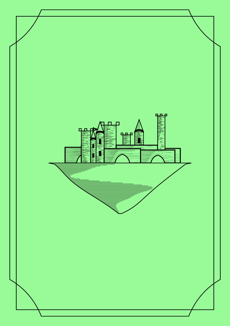 Minimalist Castle #24