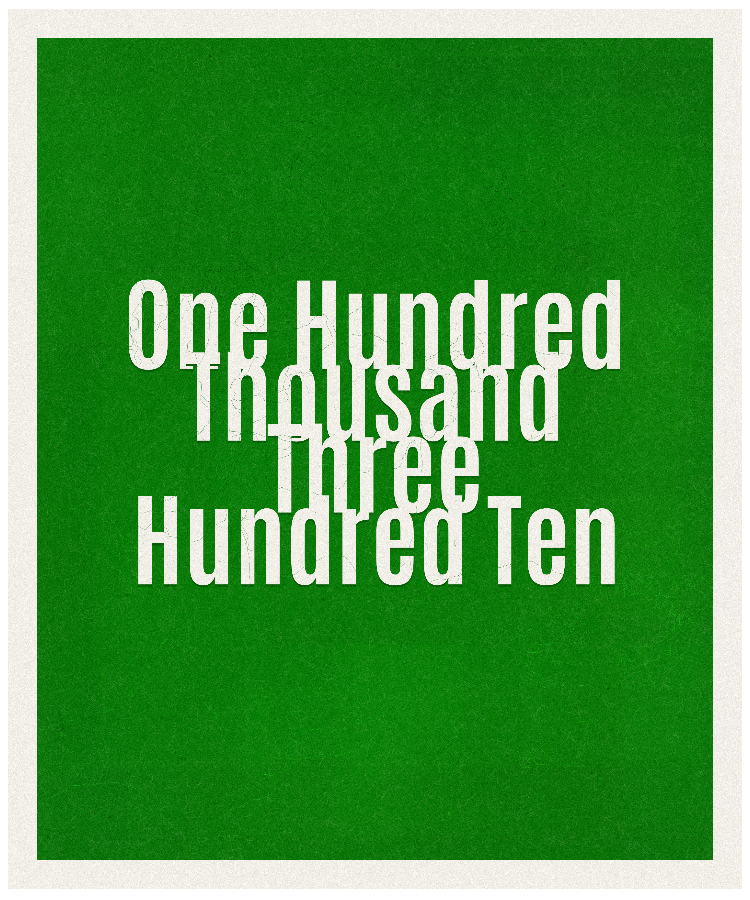 Count #100310