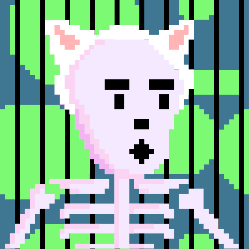 PIXEL SKULLETTI 1 #134