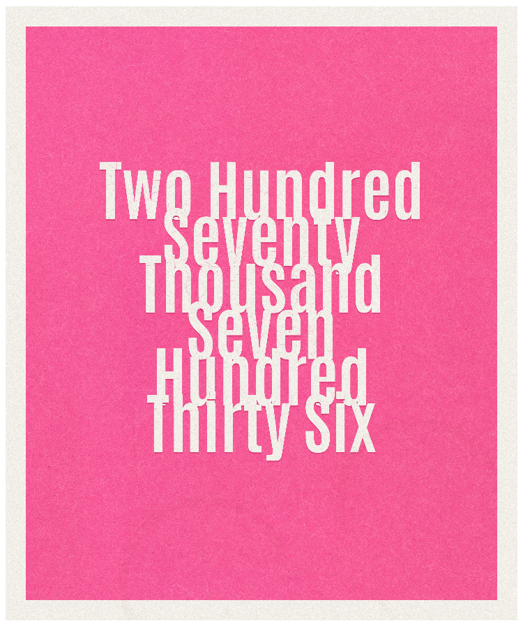 Count #270736