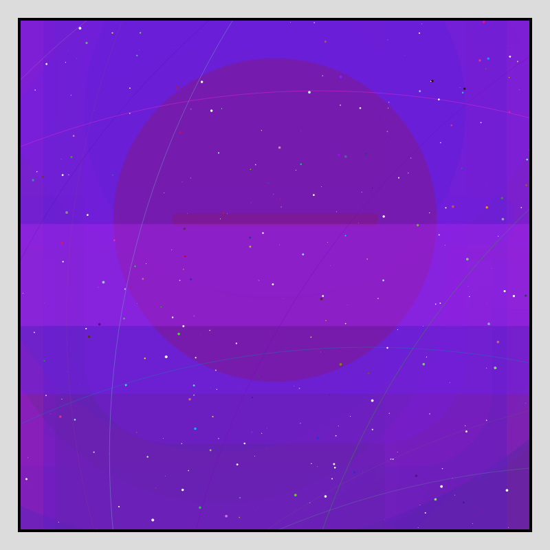 Color Field Starry B #184