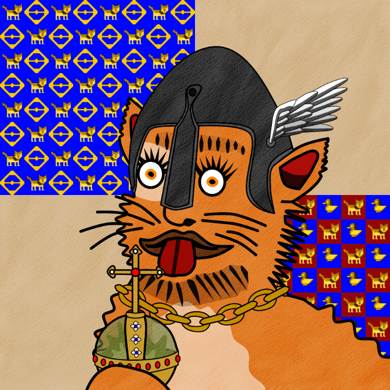 Famous Medieval Cat #58