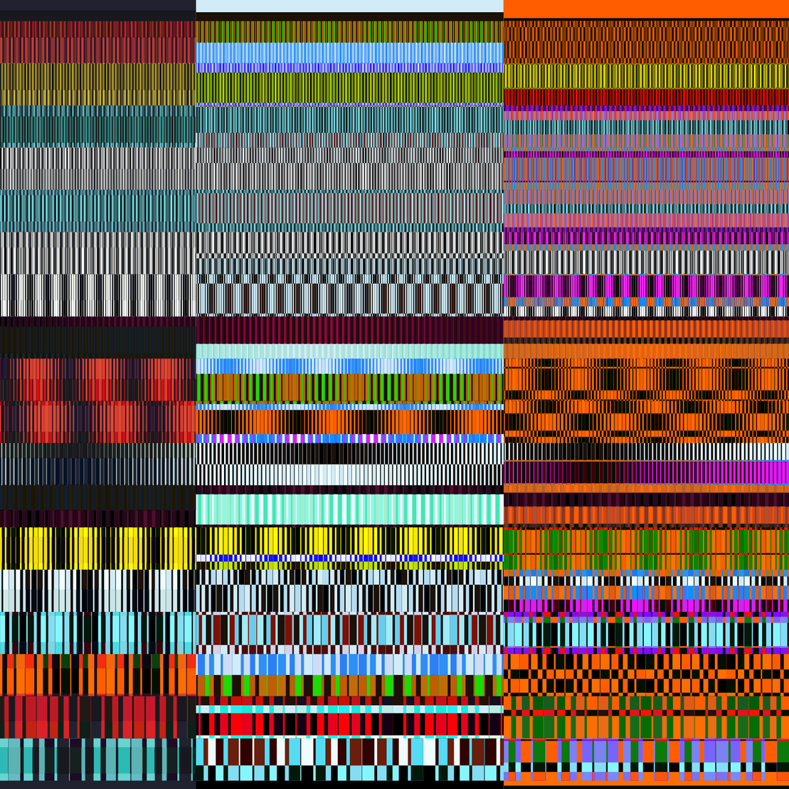 Glitchometry Stripes #10