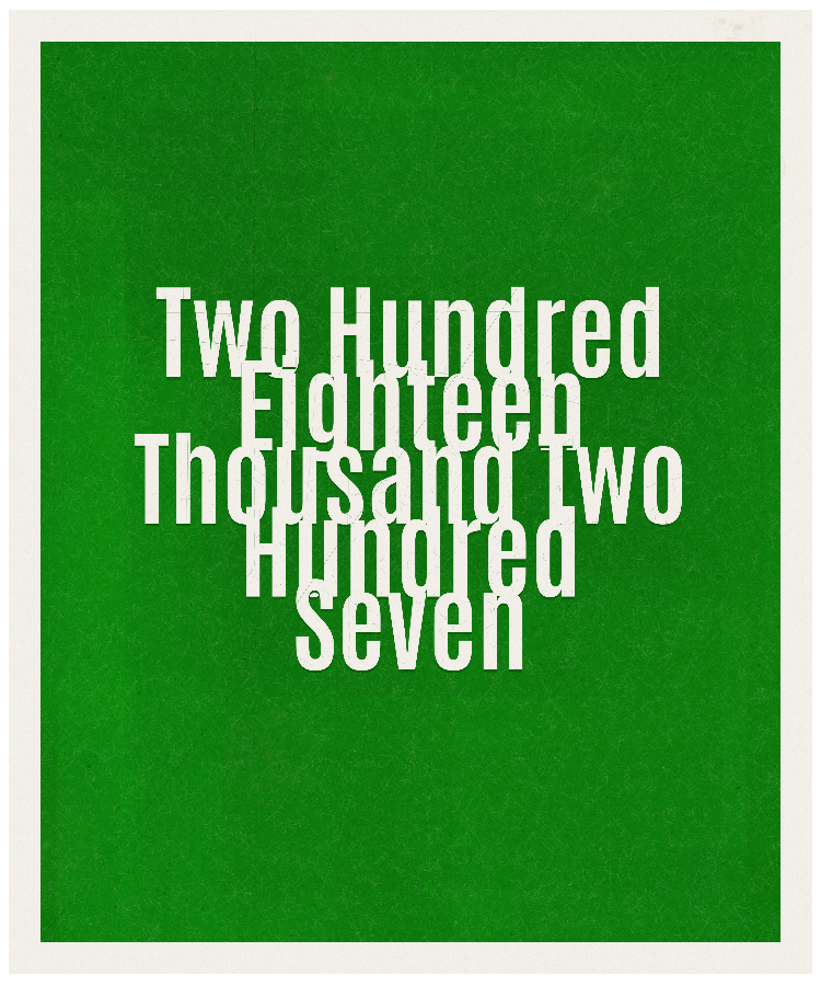 Count #218207