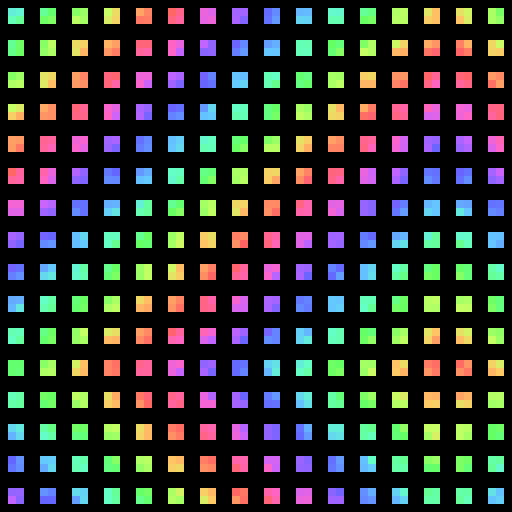 Animated RGB Squares #5