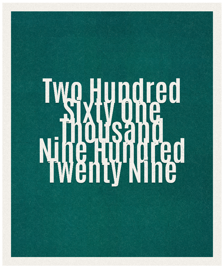 Count #261929