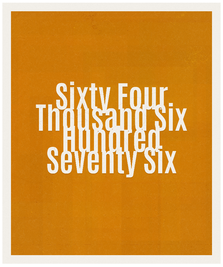Count #64676