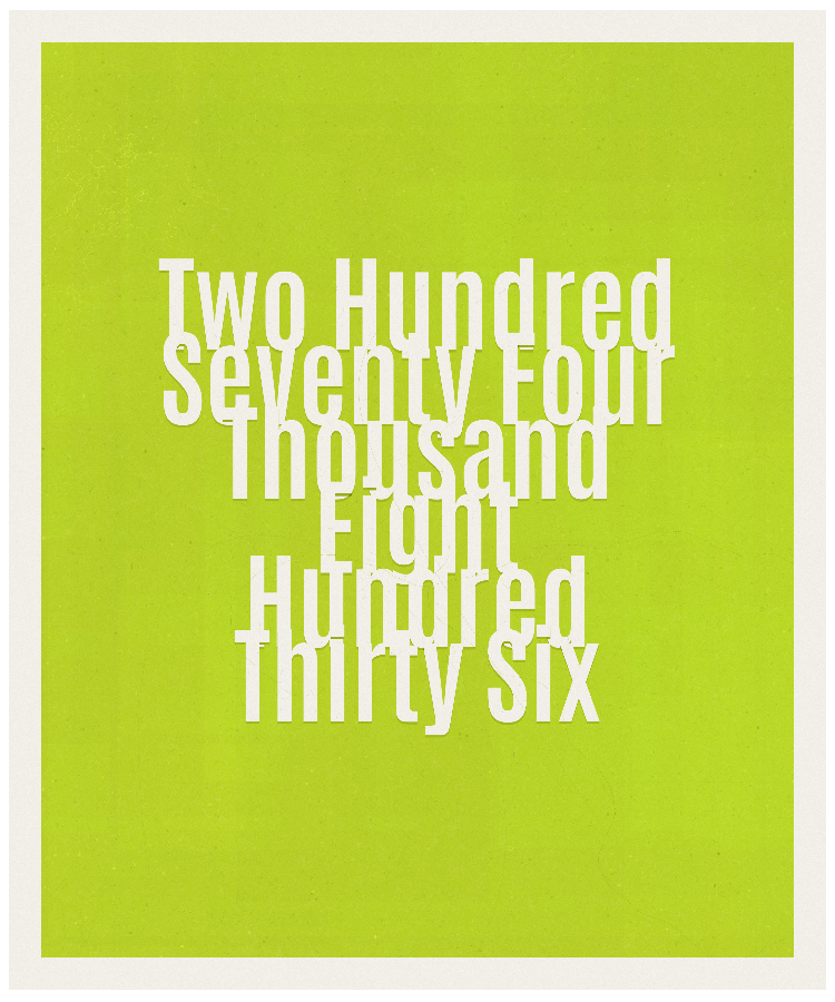 Count #274836