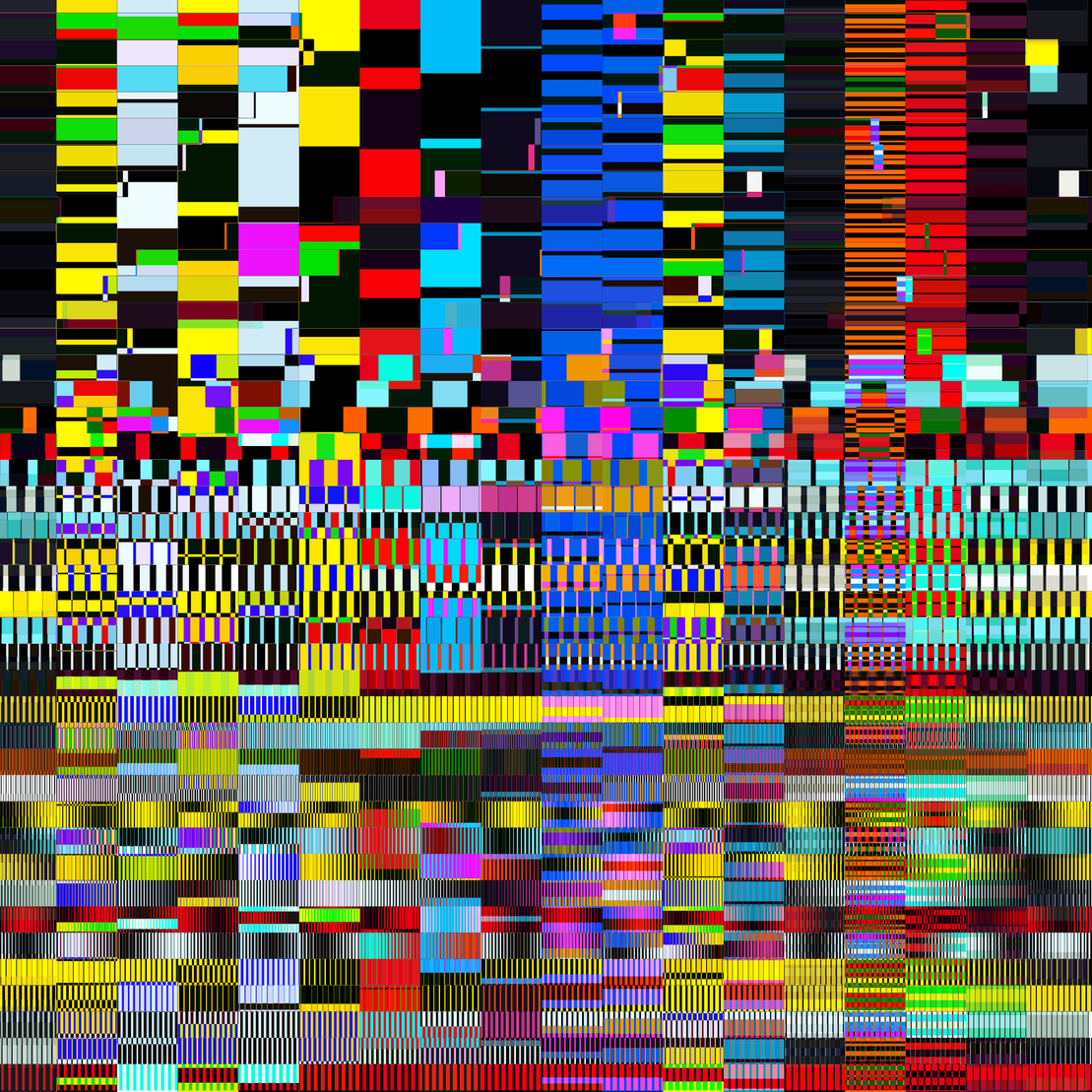 Glitchometry Stripes #127