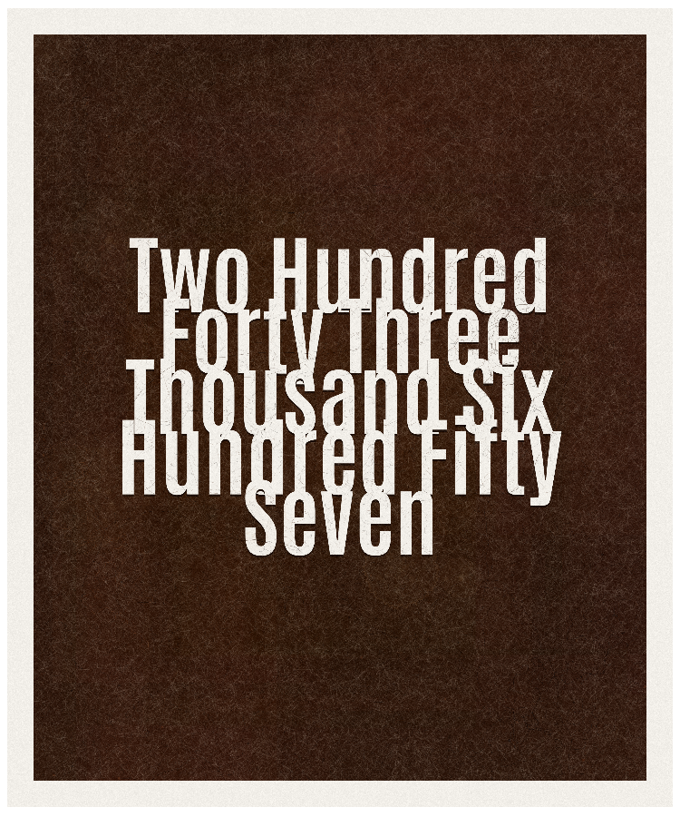 Count #243657