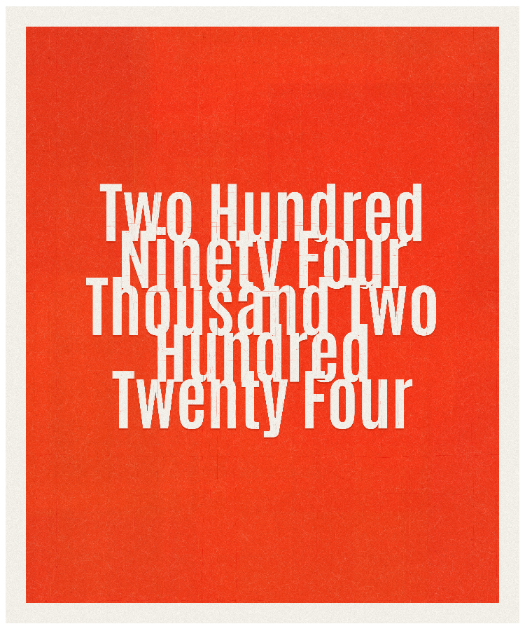 Count #294224