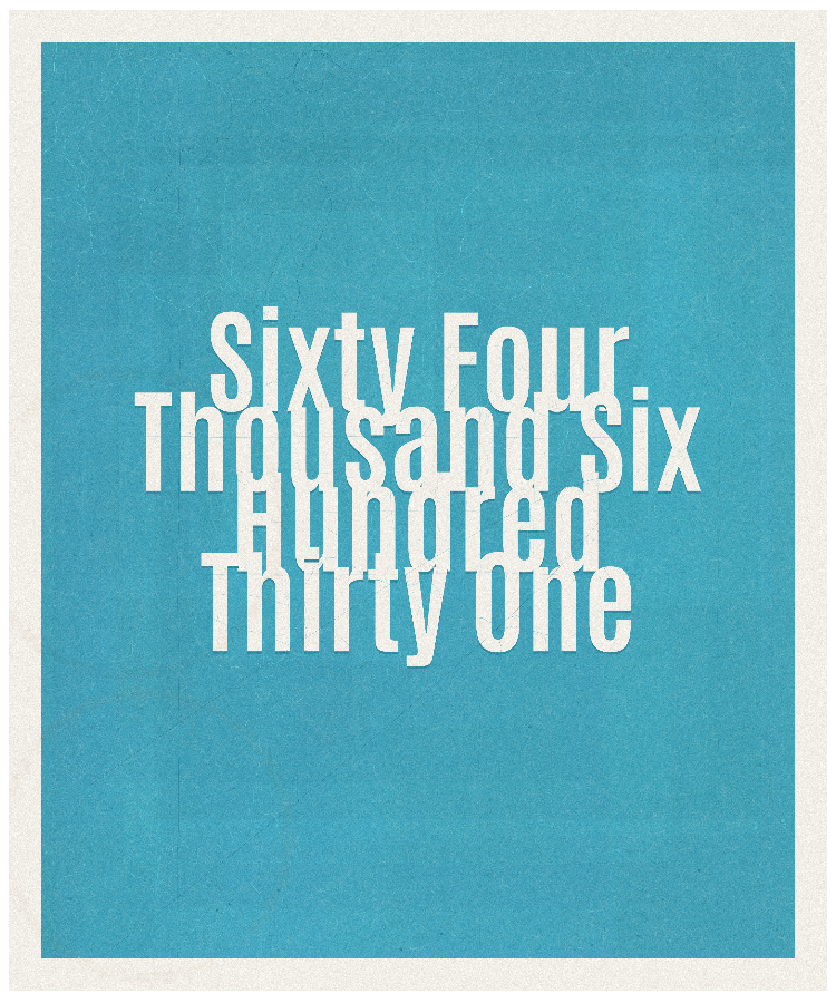 Count #64631
